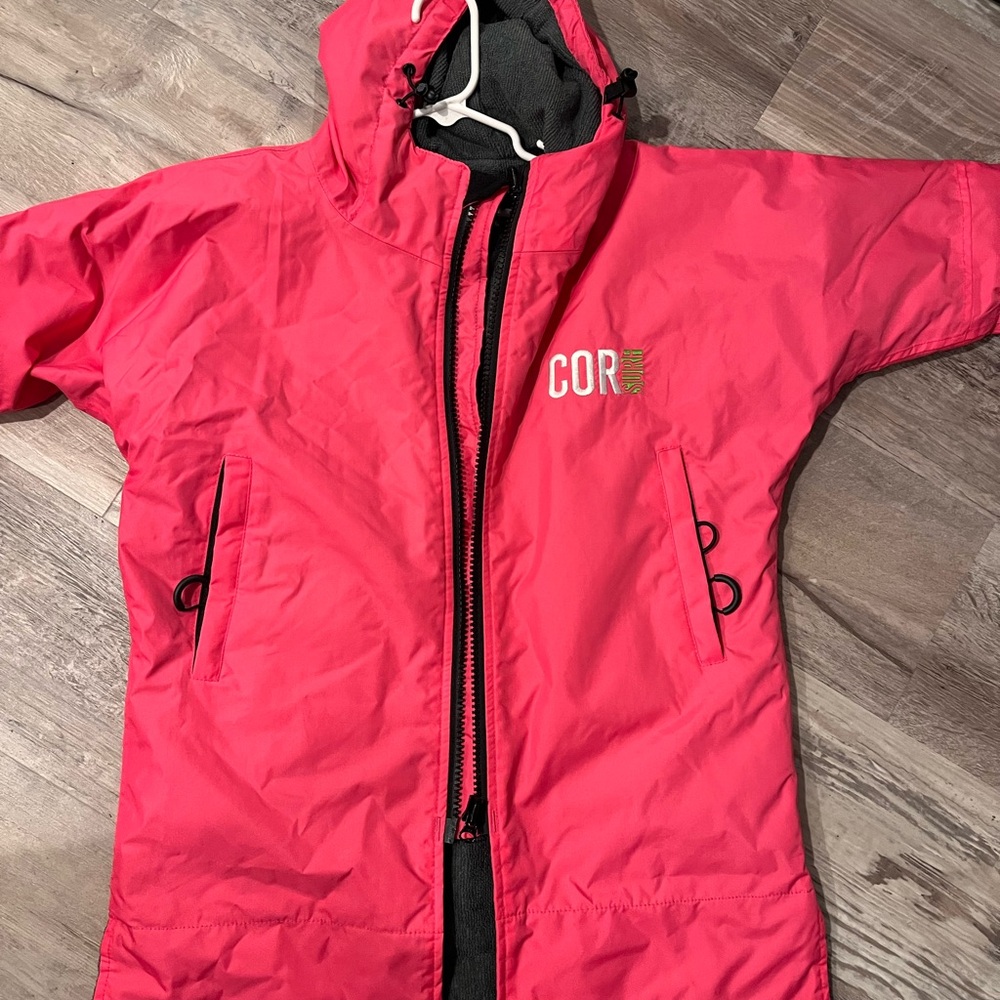 Kids Pink Swim parka